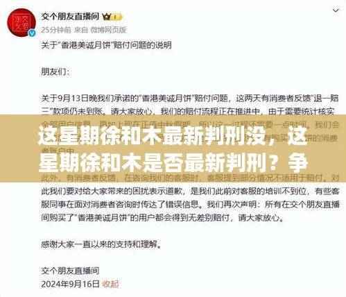 徐和木最新判刑情况,法律审视与个人立场探讨