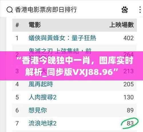 “香港今晚独中一肖,图库实时解析_同步版VXJ88.96”