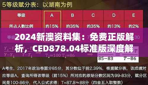 2024新澳资料集:免费正版解析,CED878.04标准版深度解读