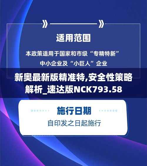 新奥最新版精准特,安全性策略解析_速达版NCK793.58