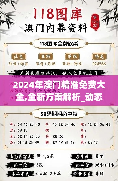 2024年澳门精准免费大全,全新方案解析_动态版ZRM831.37