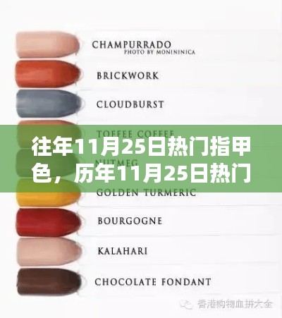 历年11月25日热门指甲色趋势解析,哪种色彩更受欢迎?