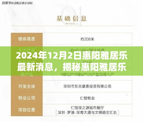 揭秘惠阳雅居乐,最新动态获取指南,掌握最新消息