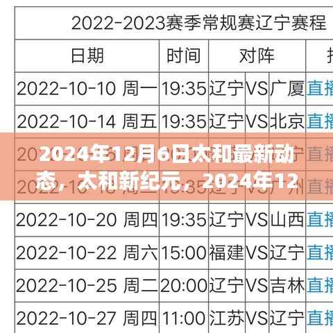 太和新纪元,引领时代变革的盛大动态(2024年12月6日)