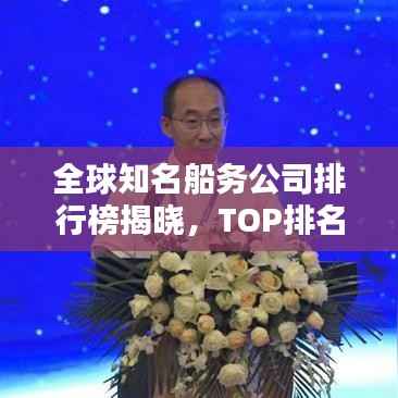 全球知名船务公司排行榜揭晓,TOP排名引领航运业风向标