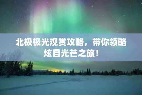 北极极光观赏攻略,带你领略炫目光芒之旅!
