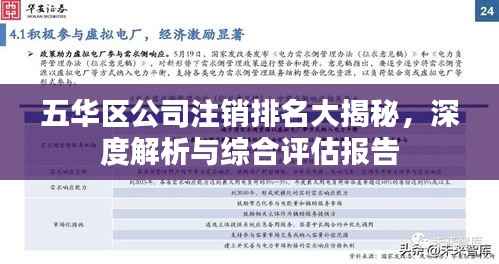五华区公司注销排名大揭秘,深度解析与综合评估报告