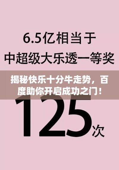 揭秘快乐十分牛走势,百度助你开启成功之门!